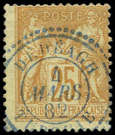 BUREAUX FRANCAIS A L'ETRANGER - N°92 Obl. Càd Bleu DEDEAGH 4/3/82, Décentré, TB. C - 1849-1876: Période Classique
