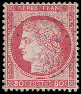 BUREAUX FRANCAIS A L'ETRANGER - N°57 Obl. GC Bleu 5139 De KUSTENDJE, Frappe Légère, TB - 1849-1876: Période Classique