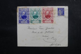 FRANCE - Vignettes Joffre Sur Enveloppe De Annecy En 1937 Pour Cusy - L 47975 - Cartas & Documentos