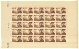 ** Collection Henri Cheffer - 454   Joffre, FEUILLE De 25 CD 26/3/40, TB - Non Classés