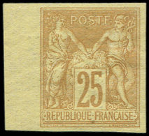 * Colonies Générales - 44   25c. Jaune-bistre, Bdf, TTB. C - Andere & Zonder Classificatie