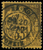 Colonies Générales - 56   35c. Violet Sur Jaune-orange, Obl. Càd HA-NOI TONKIN 20/1/94, Superbe Frappe, TB - Autres & Non Classés