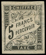 * Taxe 14 : 5f. Noir, Petit Pelurage, Aspect TB - Altri & Non Classificati