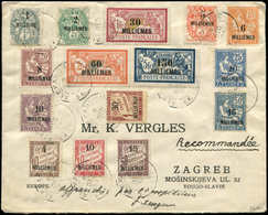 Let ALEXANDRIE 58, 60, 63 Et 12 Autres Valeurs Diverses Obl. Càd ALEXANDRIE 9/12/24 S. Env. Rec., Arr. ZAGREB, TB. S - Autres & Non Classés