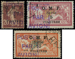 SYRIE PA 4/6 : 1ère Série Surchargée De 1920, Obl., TB. S - Altri & Non Classificati