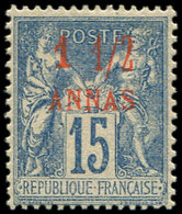 * ZANZIBAR 3b : 1 1/2a. Sur 15c. Bleu, ERREUR, Bon Centrage, TTB - Cartas & Documentos