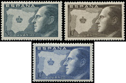 ** ESPAGNE Juan III, 50c, 10p. Bleu Et 10p. Brun, NON EMIS, TB - Used Stamps