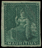 (*) ILE MAURICE 12 : (4p) Vert, TB - Mauritius (...-1967)