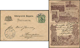 Let Allemagne Bavière, CP TSC En Noir, Foire D'Agriculture 1901, TB - Galline & Gallinaceo