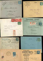 Let Pasteur, 8 Lettres, Affranchissements Et Oblitérations Divers, Dont N°180 Seul, TB - Collections (with Albums)