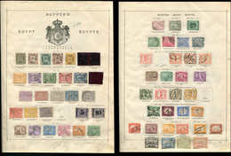 Egypte, Début De Collection Jusqu'en 1900 Obl. Pour La Plupart, Dans L'ensemble TB - Colecciones (en álbumes)
