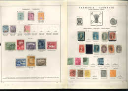 Tasmanie, Petit Fonds De Collection Période Classique, Obl. Pour La Plupart, Dans L'ensemble TB - Collezioni (in Album)