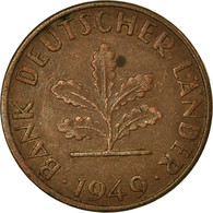 Monnaie, République Fédérale Allemande, Pfennig, 1949, Hambourg, TTB, Copper - 1 Pfennig