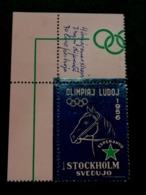 1956 AUSTRALIA MELBOURNE OLIMPIAJ LUDOJ ISTOCKHOLM SVEDUJO OLIMPIC GAMES  OLIMPIADI  ERINNOFILO   Esperanto  CINDERELLA - Sommer 1956: Melbourne