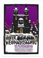 8670  HOF / SAALE - WEIHNACHTSMARKT  1990 - Hof