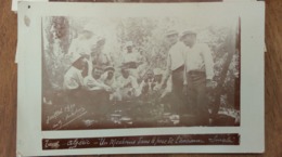 Tiaret, Algérie, 1910 - Un Méchouis Dans Le Parc De L'ancienne Smala - Photo Carte Postale - Tiaret