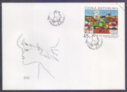 CZECH REPUBLIC 2019 FDC - Works Of Art On Postage Stamps, OTA JANECEK, First Day Cover - FDC