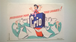 Lot De 2  Buvards Publicitaires / Lessive Savon CRIO - Produits Ménagers