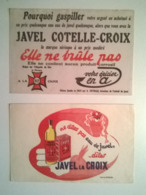 Lot De 2 Buvards Publicitaires / Savon Lessive JAVEL LA CROIX - Produits Ménagers