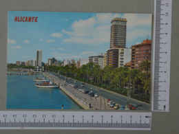 Delcampe - SPAIN - PASEO MARITIMO -  ALICANTE -   2 SCANS     - (Nº32375) - Alicante