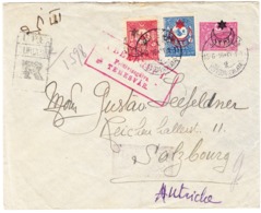 1906  Zensurierter R-Brief Aus Voivoda Galata Nach Salzburg - Brieven En Documenten