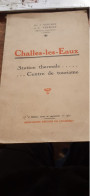 Challes Les Eaux De VINCENT Imprimeries Réunies De CHAMBERY 1932 - Alpes - Pays-de-Savoie