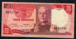 ANGOLA P99 2O ESCUDOS  24.11.1972 #RD   VF NO P.h. - Angola