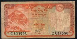 NEPAL P62b 20 RUPEES 2010 Signature 16  FINE - Nepal