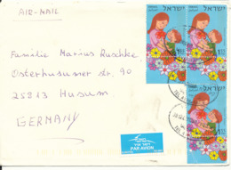 Israel Cover Sent To Germany 30-12-2007 Topic Stamps - Cartas & Documentos