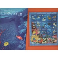 AUSTRALIA 2004 CHRISTMAS ISLAND:  FOLDER With The SS UNDERWATER - 20 Differeng Stamps -  Excellent Condition - Very Nice - Christmas Island