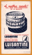 BUVARD Illustré - BLOTTING PAPER - LUISANTINE Produit Lion Noir Encaustique Insecticide - COURCHINOUX - Imp. H. DIEVAL - Wash & Clean