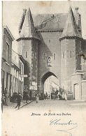 NINOVE - La Porte Aux Vaches - Carte Circulée En 1906 De Koepoort Verzonden In 1906 - Ninove
