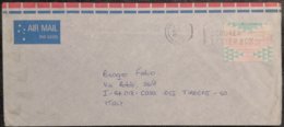 1994 New Zealand Wellington - FRAMA 01.80 -  Air Mail Cover To Italy - Cartas & Documentos