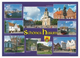 Schönes Husum An Der Nordsee - 9 Ansichten - Husum