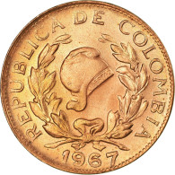 Monnaie, Colombie, 5 Centavos, 1967, SUP, Copper Clad Steel, KM:206a - Colombia