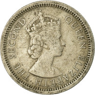 Monnaie, Etats Des Caraibes Orientales, Elizabeth II, 10 Cents, 1956, TB+ - Caribe Británica (Territorios Del)