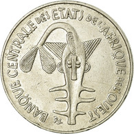 Monnaie, West African States, 100 Francs, 1989, TTB, Nickel, KM:4 - Costa D'Avorio