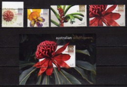 Australia 2006 Australian Wildflowers.flowers.orchids.stamps And S/S - Mint. MNH - Neufs