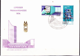 DDR GDR RDA - Frühjahrsmesse (Mi.Nr. 1931/2) 1974 -  FDC  Sonderstempel 1085 Berlin - 1971-1980