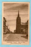 VIGNACOURT -  Place De L'Eglise - Mairie Et Bureau De Poste - - Vignacourt