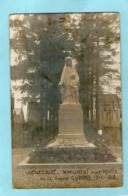 Carte Photo -VIGNACOURT -  Monument Aux Morts De La Grande Guerre 1914-1918 - - Vignacourt