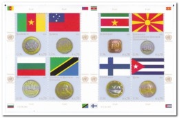 VN Wenen 2012, Postfris MNH, Coins, Flags - Nuovi