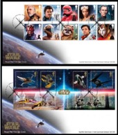 GROSSBRITANNIEN GRANDE BRETAGNE GB 2019 STAR WARS-RISE OF SKYWALKER SET 10V+MS FDC SG 4298-307+MS MI 4490-505 YT 4902-17 - 2011-2020 Em. Décimales