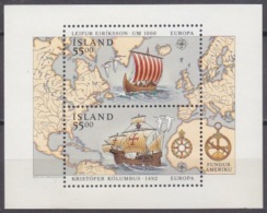 1992	Iceland	764-765/B13	Ships With Sails / Europa Cept	10,00 € - 1992