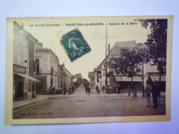 2019 - 3052  RABASTENS-de-BIGORRE  (Hautes-Pyrénées)  :  Avenue De La GARE  -  Belle Animation   1908   XXX - Rabastens De Bigorre