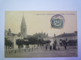 2019 - 3059  RABASTENS-de-BIGORRE  (Hautes-Pyrénées)  :  Vue De L'Eglise Et Place Publique   1908   XXX - Rabastens De Bigorre