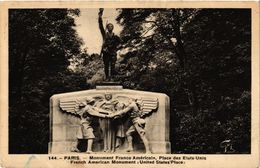 CPA PARIS 16e-Monument Franco Américain-Place Des Etats Unis (326458) - Statues