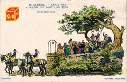 CPA PARIS Mi-Careme 1913 - Cortege Du Bouillon Kub - Noce Bretonne (300285) - Carnaval