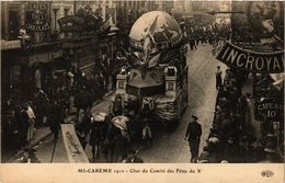 CPA PARIS Mi-Careme 1912 - Char Du Comité Des Fetes Du Xe (300288) - Carnaval