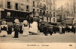 CPA PARIS Mi-Careme 1912 - Cartonnages (300296) - Carnaval